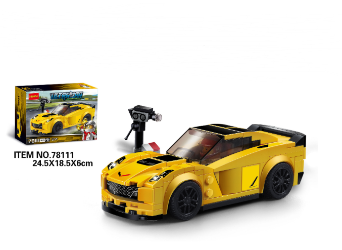 Super Racers Supercar Racing Car Building Blocks